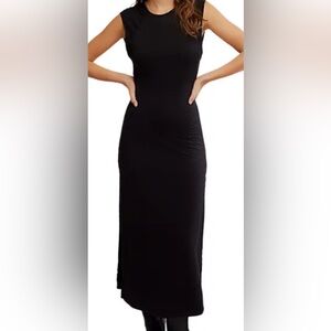 Free People Beach Simone Open Back Midi Dress